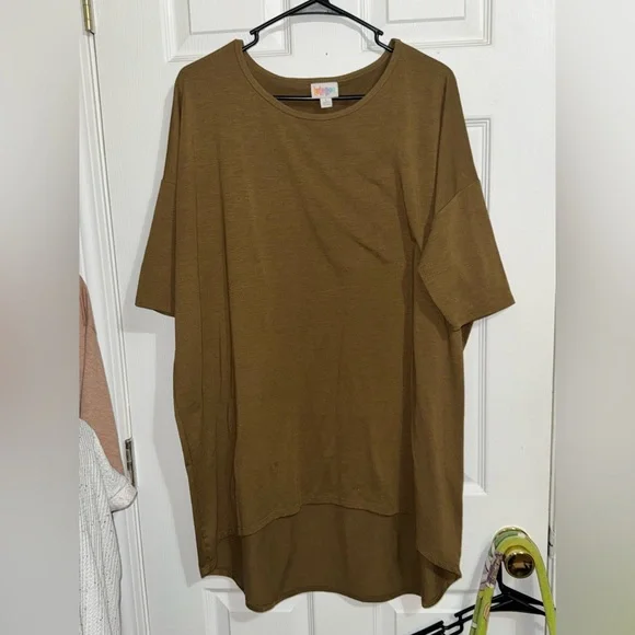 LuLaRoe Brown Irma Tunic - Picture 2 of 5